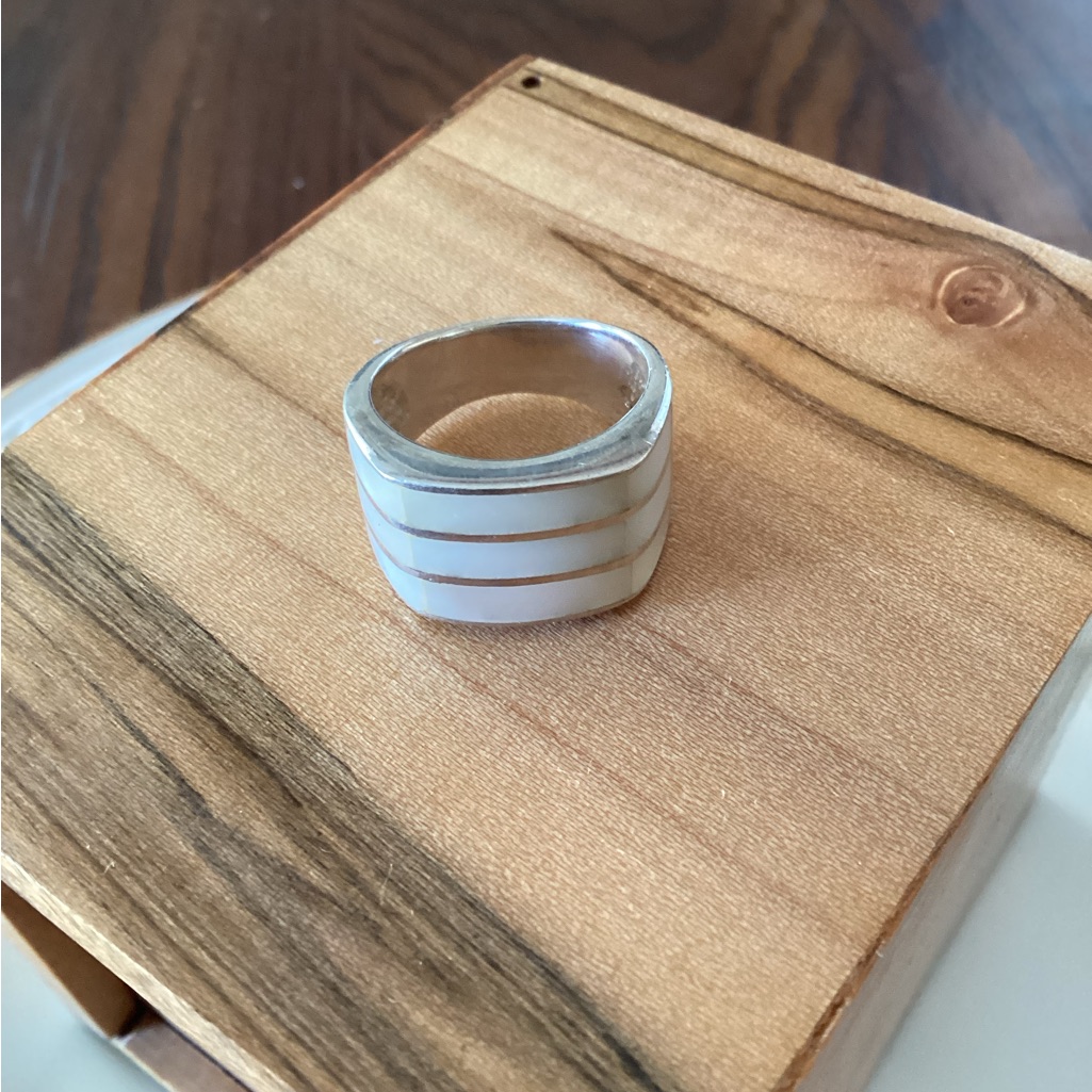 Mother Of Pearl Ring Mother Of Pearl Ring